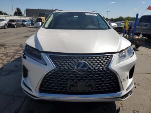 Lexus Rx 450H 2020 White 3.5L vin: 2T2YGMDA6LC054014