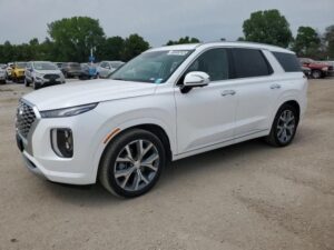 Hyundai Palisade Sel 2019 White 2.2L vin: KMHR381ADKU012596